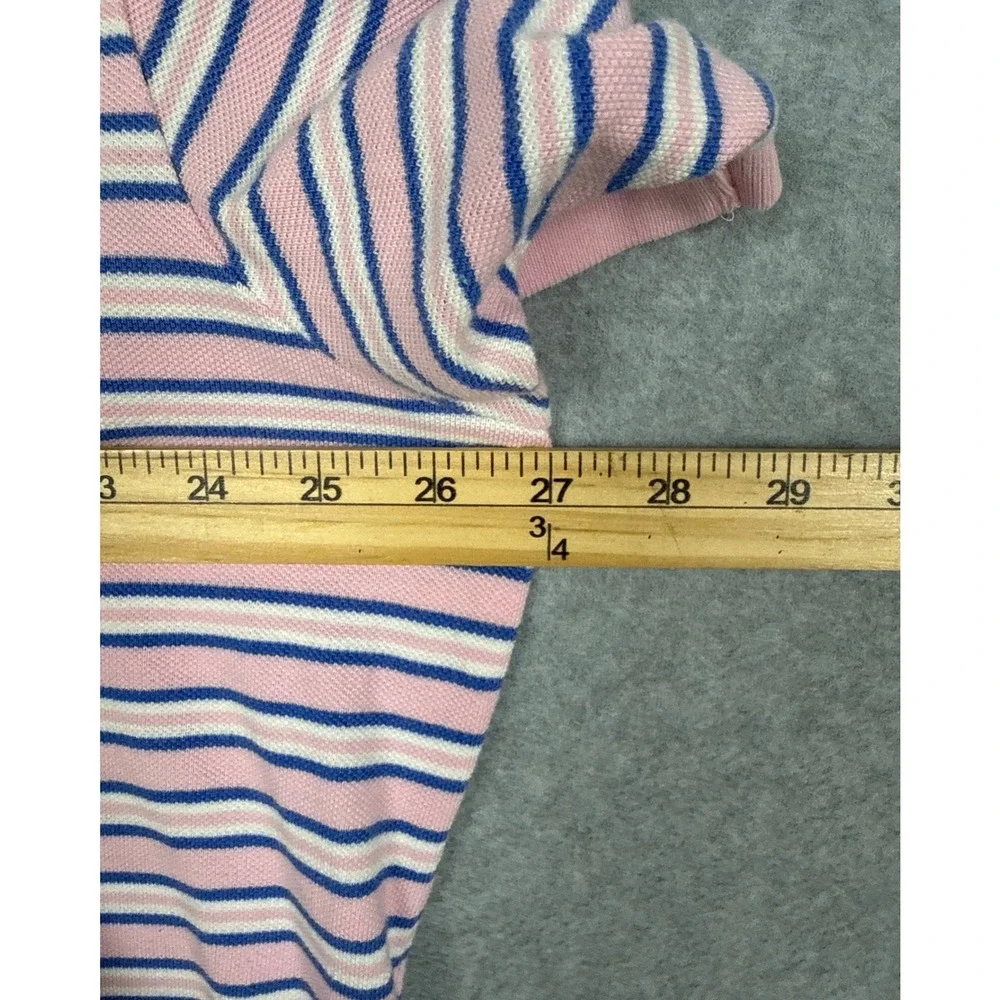 Polo Ralph Lauren Polo Shirt Men XXL Pink Striped Short Sleeve Classic Preppy